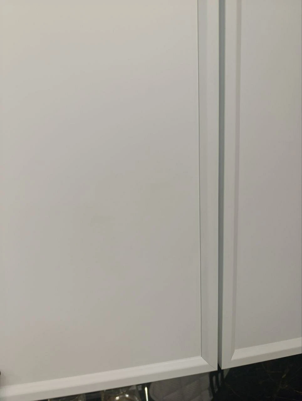 Готовый кухонный гарнитур 2.2 метра кухня без столешницы Фрейм-02 Clay Silk, Graphite